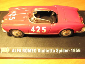 Hachette 1000 Miglia Alfa Romeo Giulietta Spider