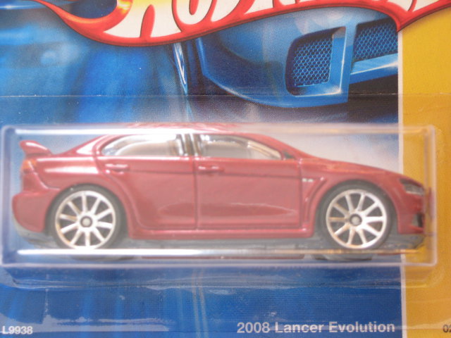 Hot Wheels 2008 First Editions Mitsubishi Lancer Evolution fabiodipa collection