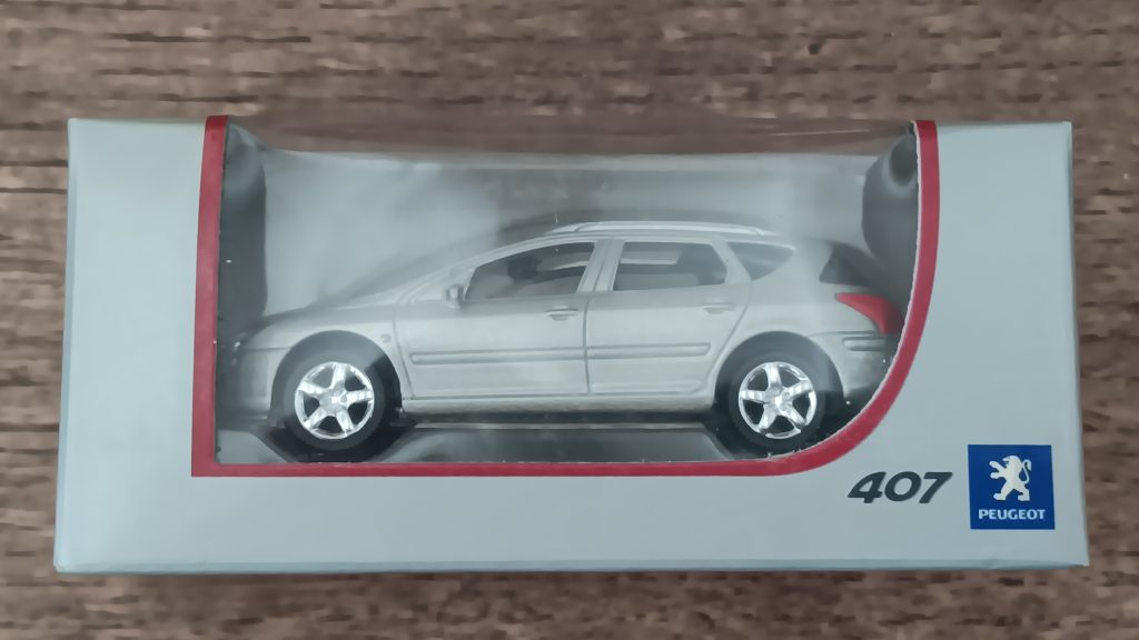 Norev 3 inchs Peugeot 407 SW Nicolas FORGET collection