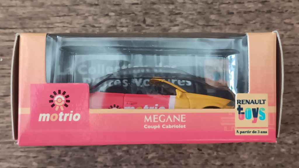 Norev 3 inchs Renault Megane CC Nicolas FORGET collection