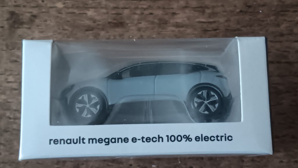 Norev 3 inchs Renault Megane E-Tech Nicolas FORGET collection