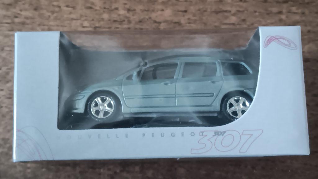 Norev 3 inchs Peugeot 307 SW Nicolas FORGET collection