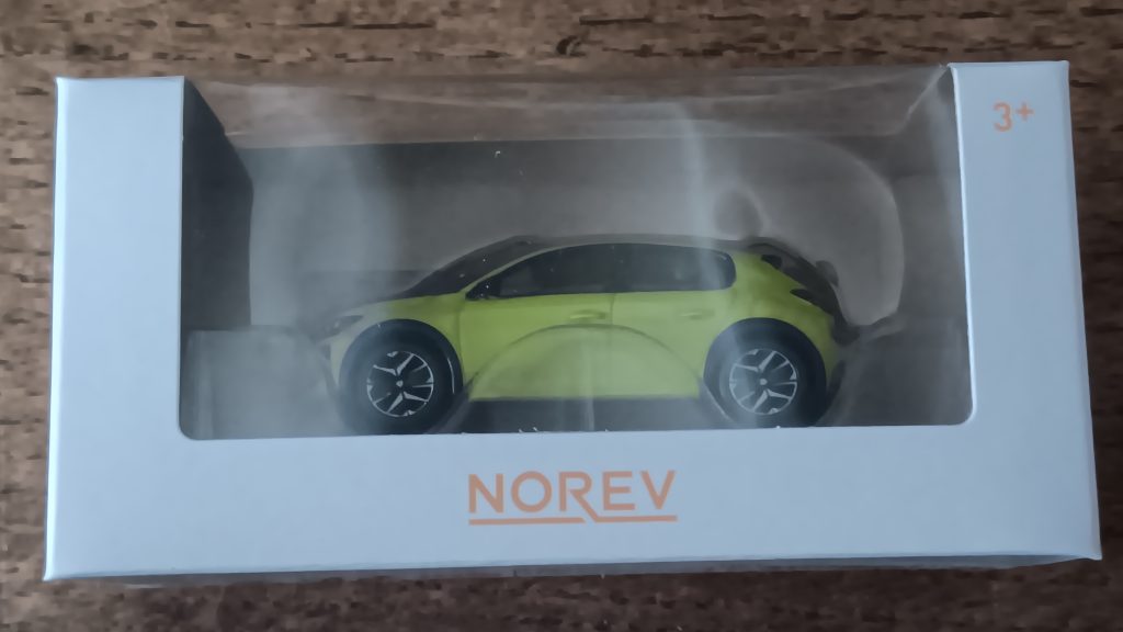 Norev 3 inchs Peugeot 208 II Nicolas FORGET collection