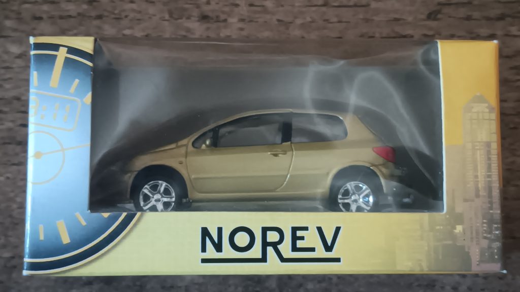 Norev 3 inchs Peugeot 307 3 Portes Nicolas FORGET collection