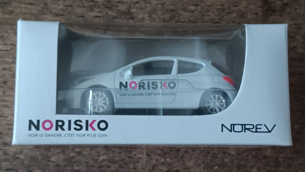 Norev 3 inchs Peugeot 207 3 Portes Nicolas FORGET collection