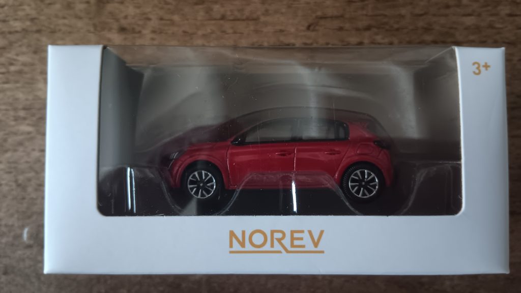 Norev 3 inchs Peugeot 208 II Nicolas FORGET collection
