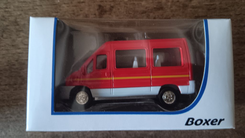 Norev 3 inchs Peugeot Boxer Nicolas FORGET collection