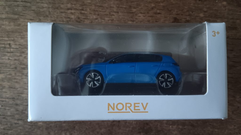 Norev 3 inchs Peugeot 308 III Nicolas FORGET collection