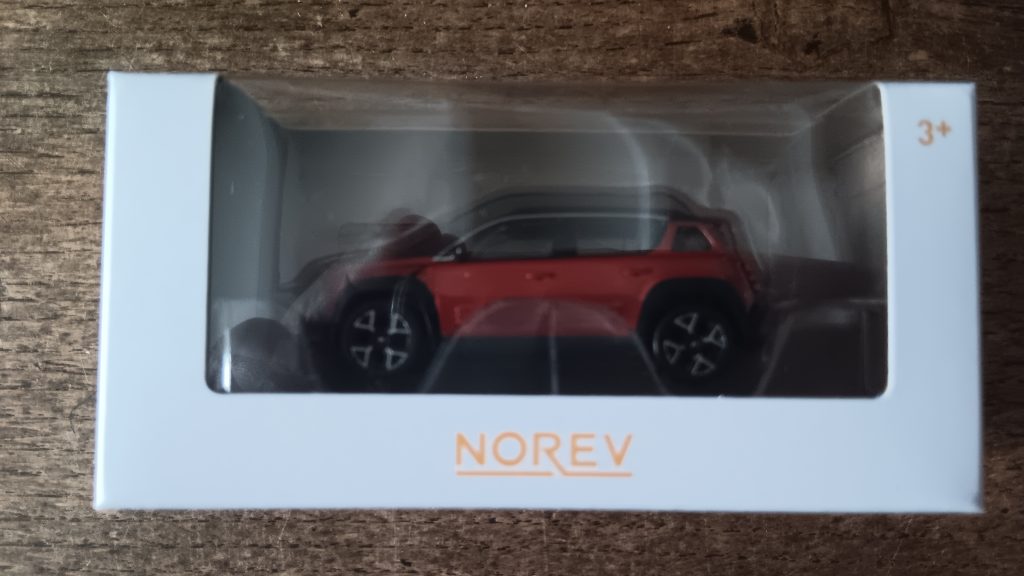 Norev 3 inchs Renault 4 E-Tech Nicolas FORGET collection