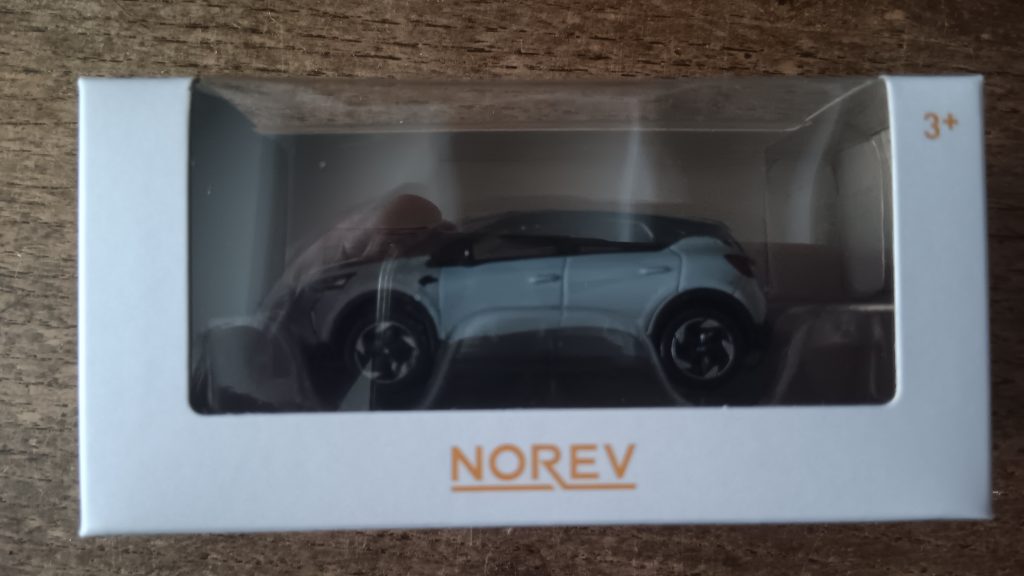 Norev 3 inchs Renault Captur II Phase 2 Nicolas FORGET collection