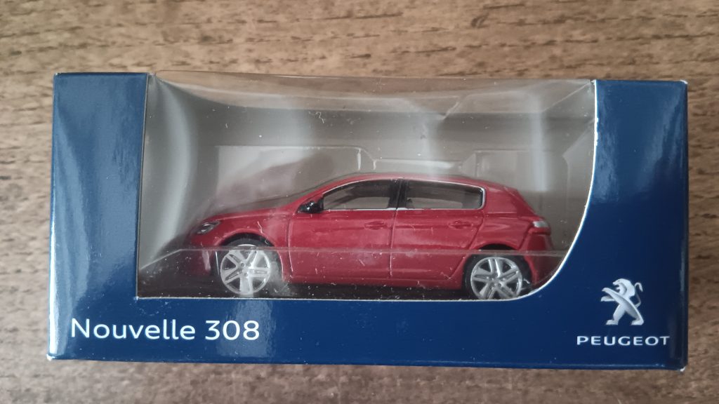 Norev 3 inchs  S/N 314815 13MITR901 Lot : 2013/0278 Peugeot 308 II
