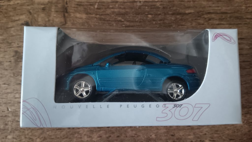 Norev 3 inchs Peugeot 307 CC Nicolas FORGET collection