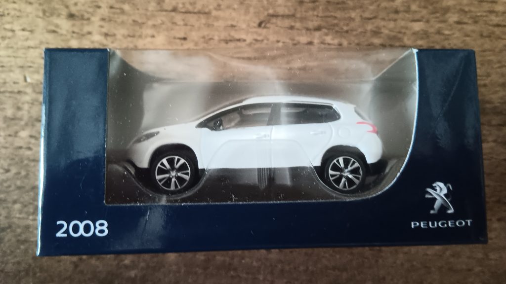 Norev 3 inchs Peugeot 2008 Nicolas FORGET collection