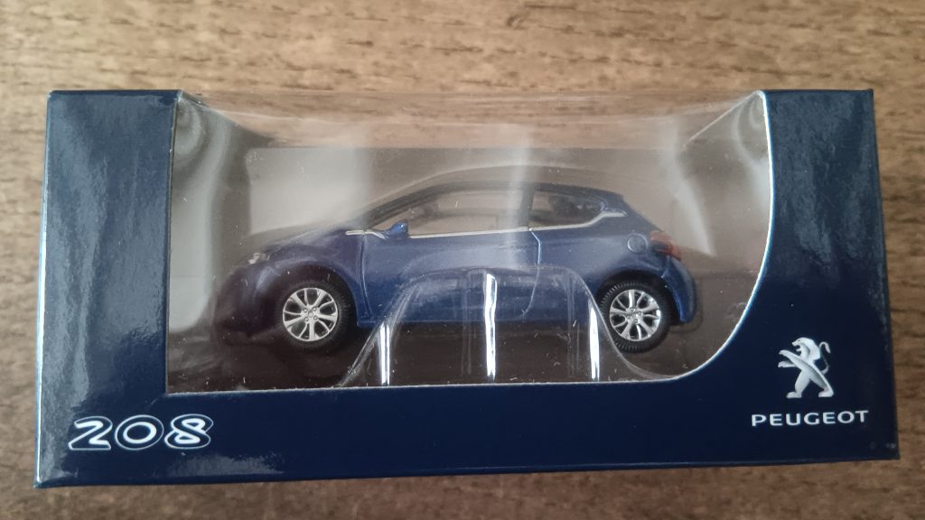 Norev 3 inchs Peugeot 208 3 Portes Nicolas FORGET collection