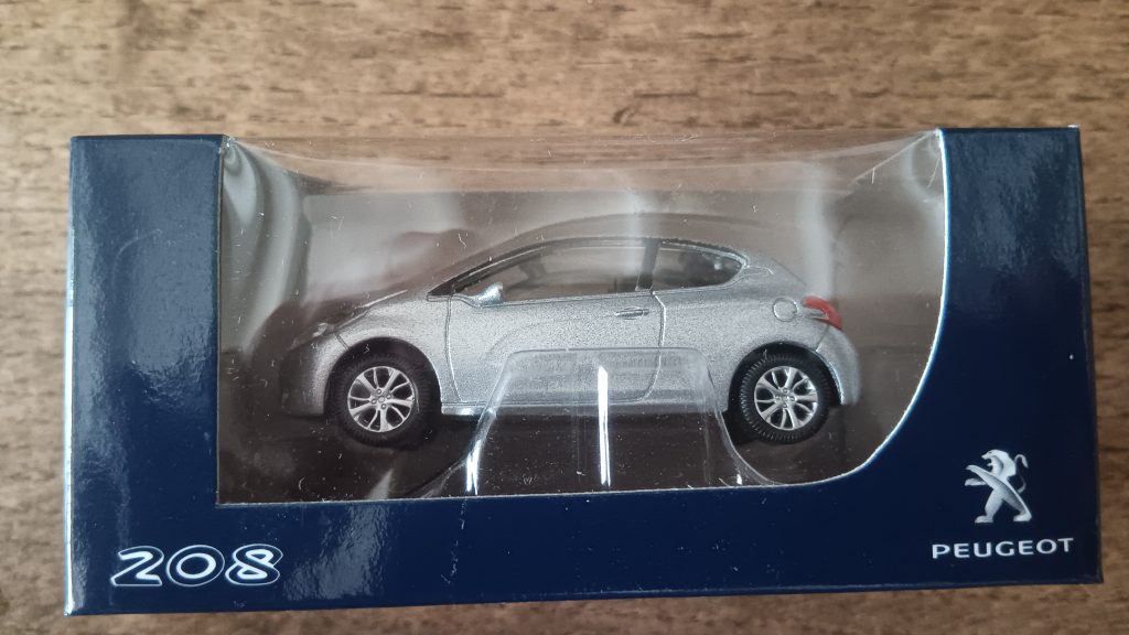 Norev 3 inchs Peugeot 208 3 Portes Nicolas FORGET collection