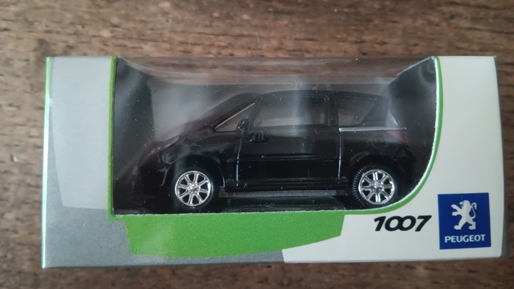 Norev 3 inchs Peugeot 1007 Nicolas FORGET collection