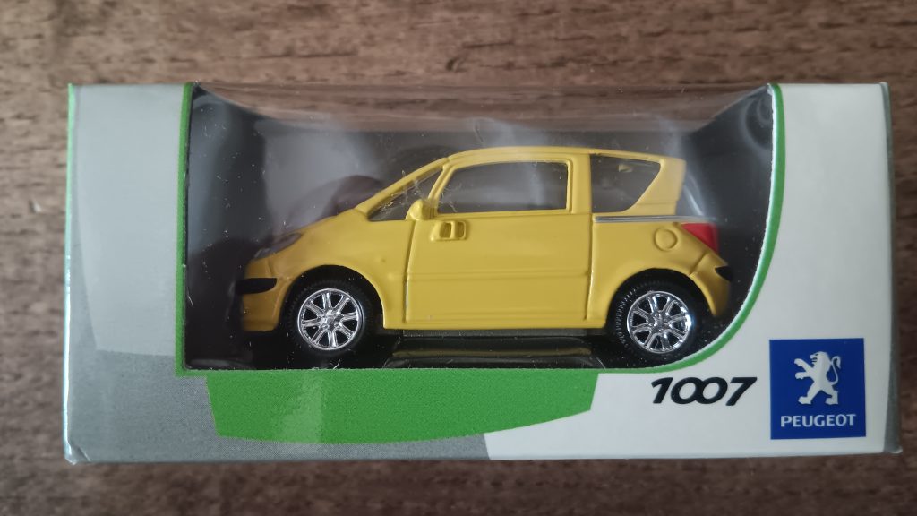Norev 3 inchs Peugeot 1007 Nicolas FORGET collection