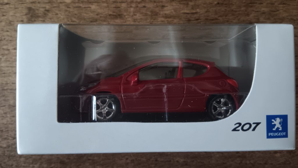 Norev 3 inchs Peugeot 207 3 Portes Nicolas FORGET collection