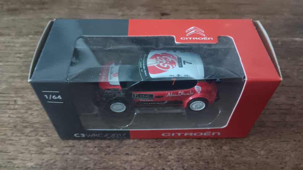 Norev 3 inchs Citroën C3 WRC Nicolas FORGET collection