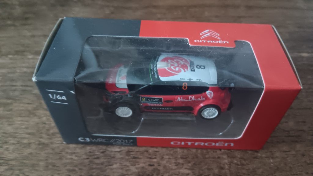 Norev 3 inchs Citroën C3 WRC Nicolas FORGET collection