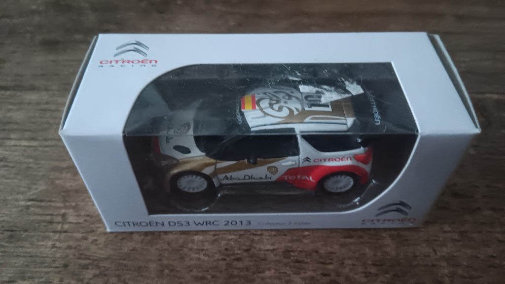 Norev 3 inchs Citroën DS3 WRC Nicolas FORGET collection