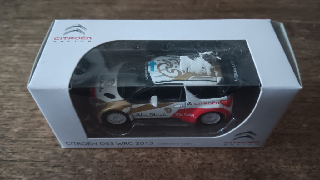 Norev 3 inchs Citroën DS3 WRC Nicolas FORGET collection