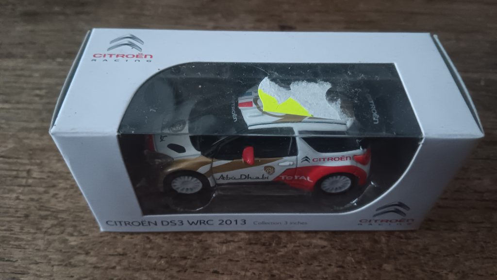 Norev 3 inchs Citroën DS3 WRC Nicolas FORGET collection