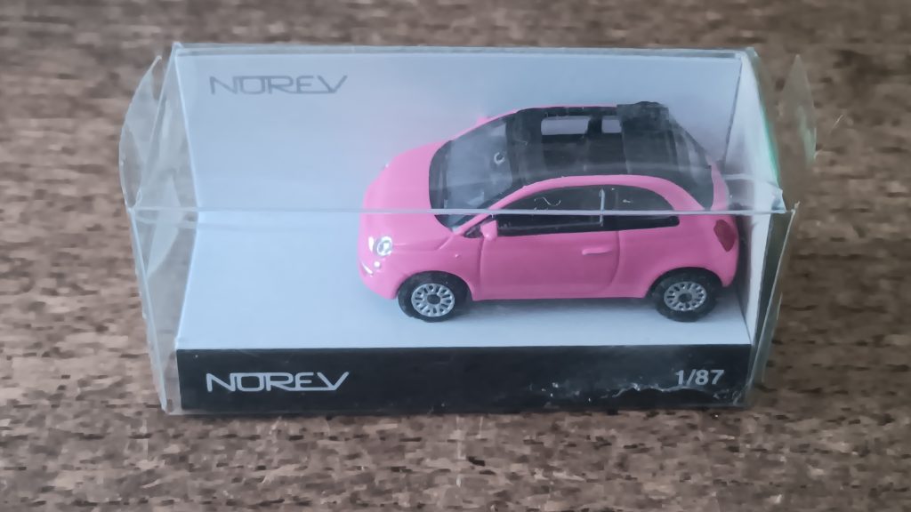 Norev 1/87ème Fiat 500 Découvrable Nicolas FORGET collection