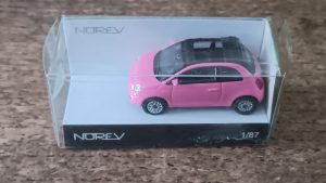 Norev 1/87ème Fiat 500 Découvrable
