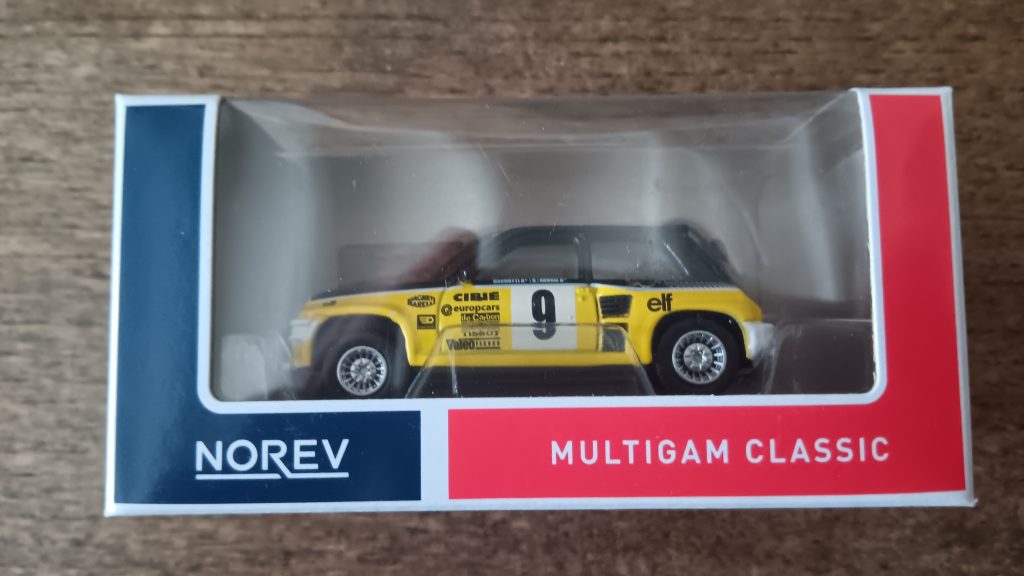 Norev 3 inchs Renault 5 Turbo Nicolas FORGET collection