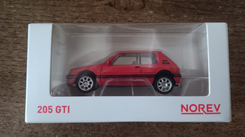 Norev 3 inchs Peugeot 205 GTi Nicolas FORGET collection
