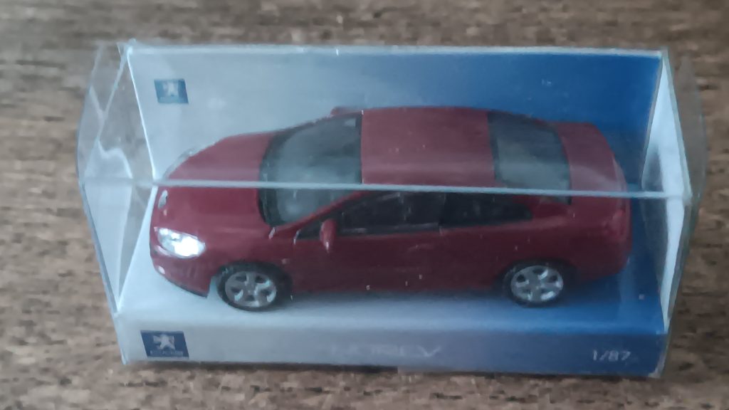 Norev 1/87ème Peugeot 407 Coupé Nicolas FORGET collection