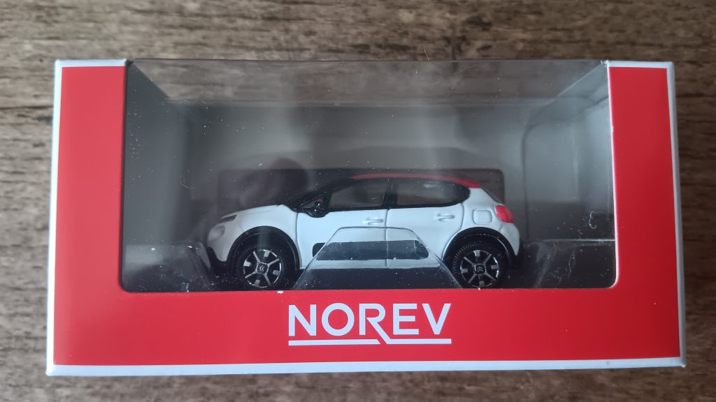 Norev 3 inchs Citroën C3 III Nicolas FORGET collection