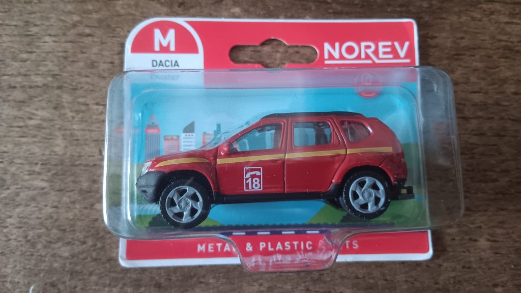 Norev 3 inchs Dacia Duster Nicolas FORGET collection