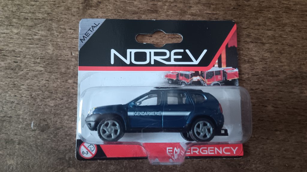 Norev 3 inchs Dacia Duster Nicolas FORGET collection