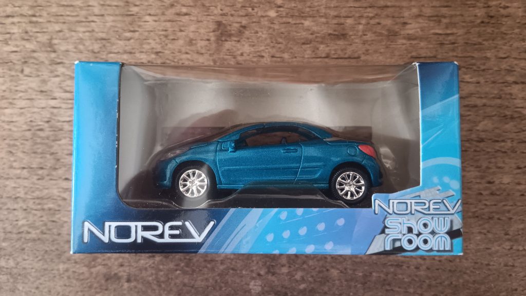 Norev 3 inchs Peugeot 207 CC Nicolas FORGET collection