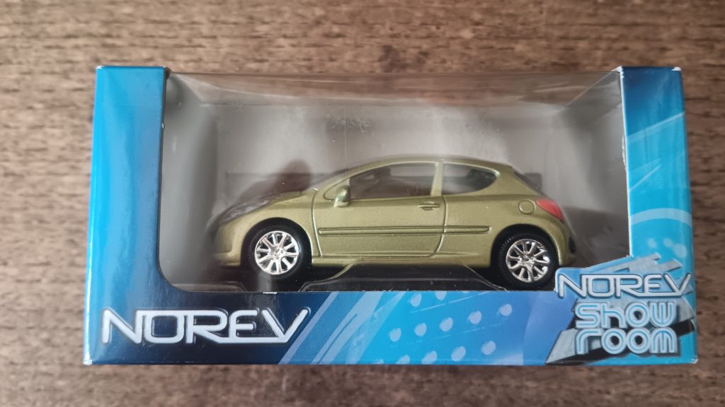 Norev 3 inchs Peugeot 207 3 Portes Nicolas FORGET collection