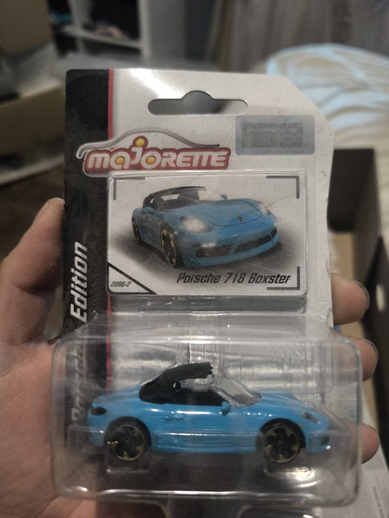 Majorette porsche édition Porsche 718 boxster Rodrigue Sevin collection