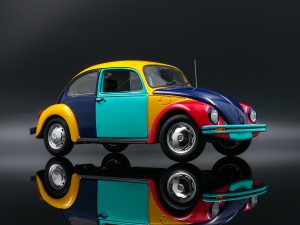 Minichamps 1/18 Volkswagen Beetle Harlekijn 1600i